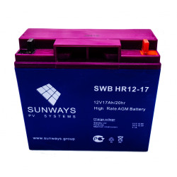 Аккумуляторная батарея Аккумуляторная батарея SUNWAYS HR 12-17