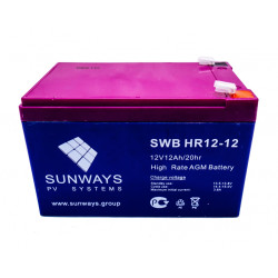 Аккумуляторная батарея Аккумуляторная батарея SUNWAYS HR 12-12