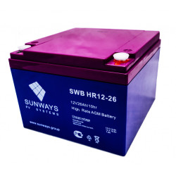 Аккумуляторная батарея Аккумуляторная батарея SUNWAYS HR 12-26