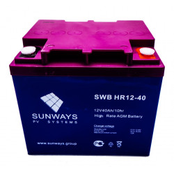 Аккумуляторная батарея Аккумуляторная батарея SUNWAYS HR 12-40