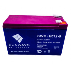 Аккумуляторная батарея Аккумуляторная батарея SUNWAYS HR 12-9